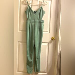 jumpsuit, Blashe stretchy spaghetti sleeves